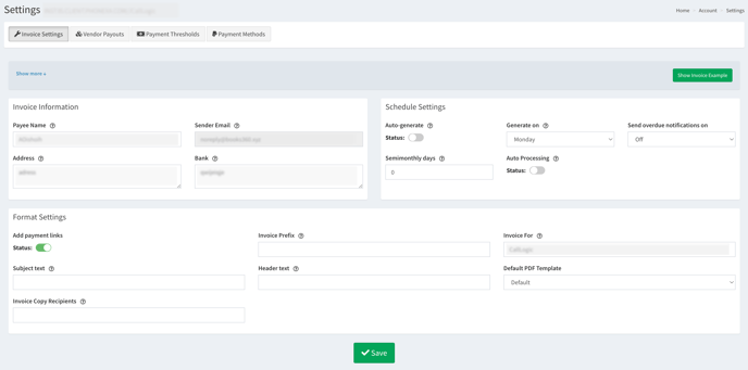 account settings 1-2