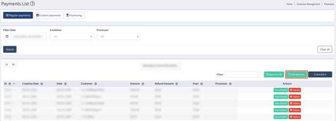 add payment 1