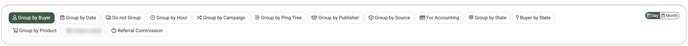 buyer performance filters