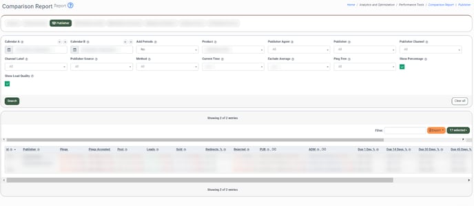 comparison report 3