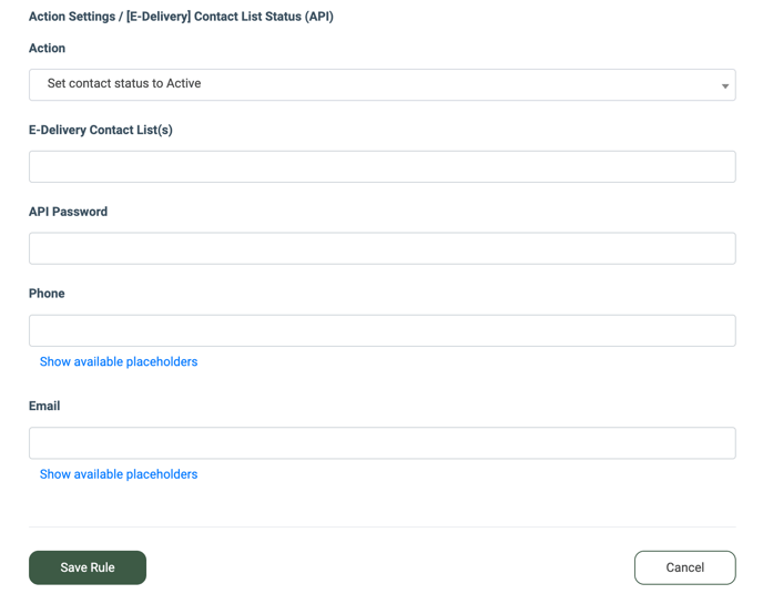 contact list status 3