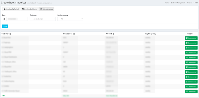 customer invoices 8