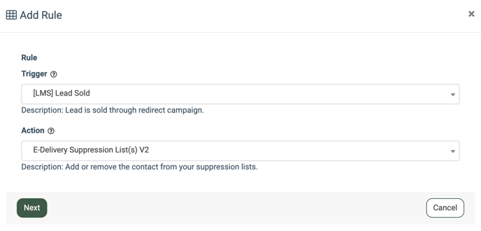 e-delivery suppression list 1