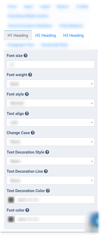 form customization 14