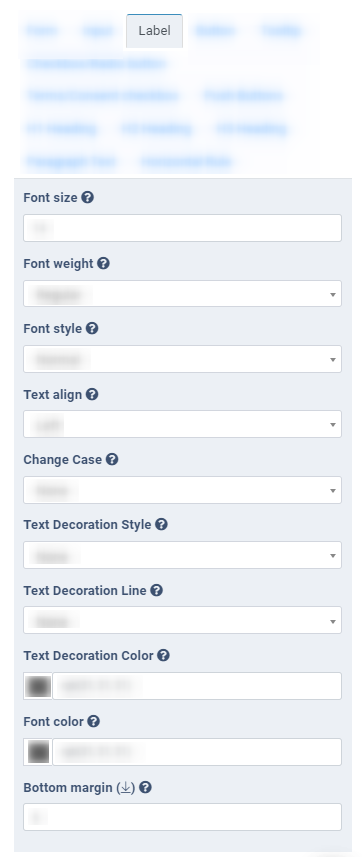 form customization 5