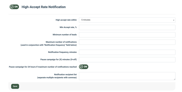 high-accept rate notifications