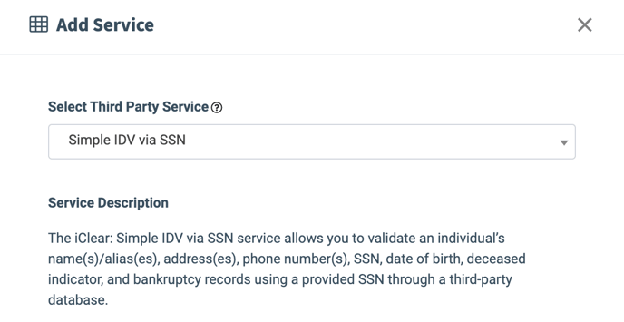 iClear Simple IDV SSN 2
