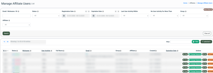 manage affiliate users 1