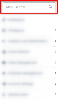 menu search