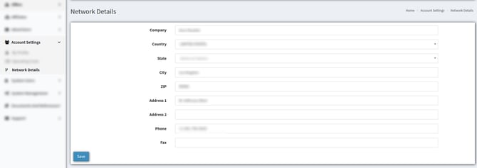 network details