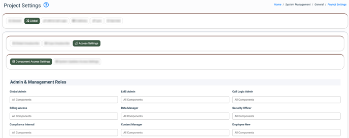 project settings component access 1