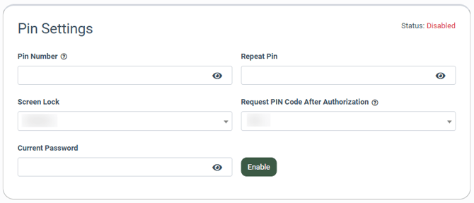 security settings 3