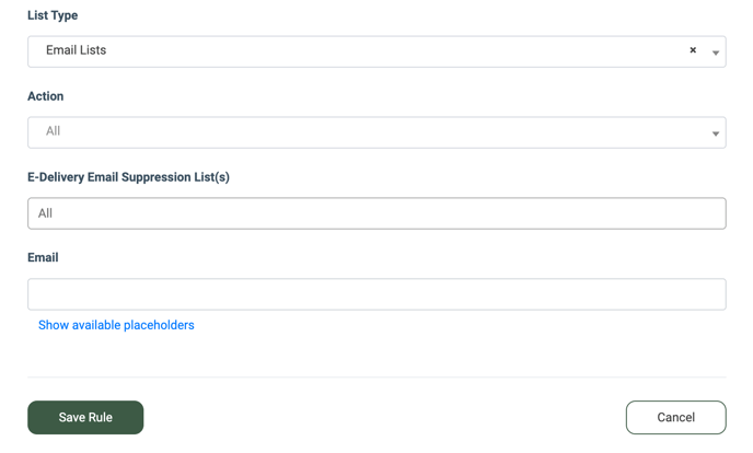 supression lists 3
