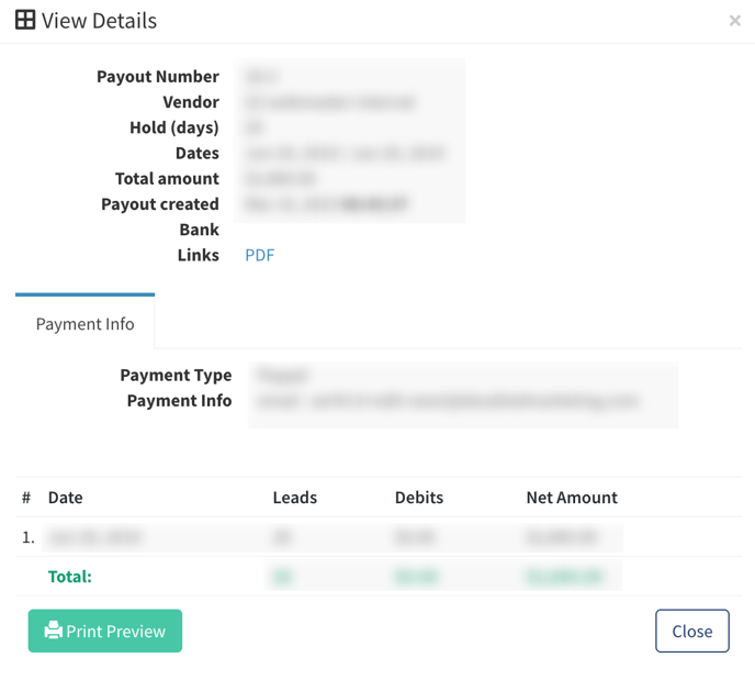 vendor payouts 2